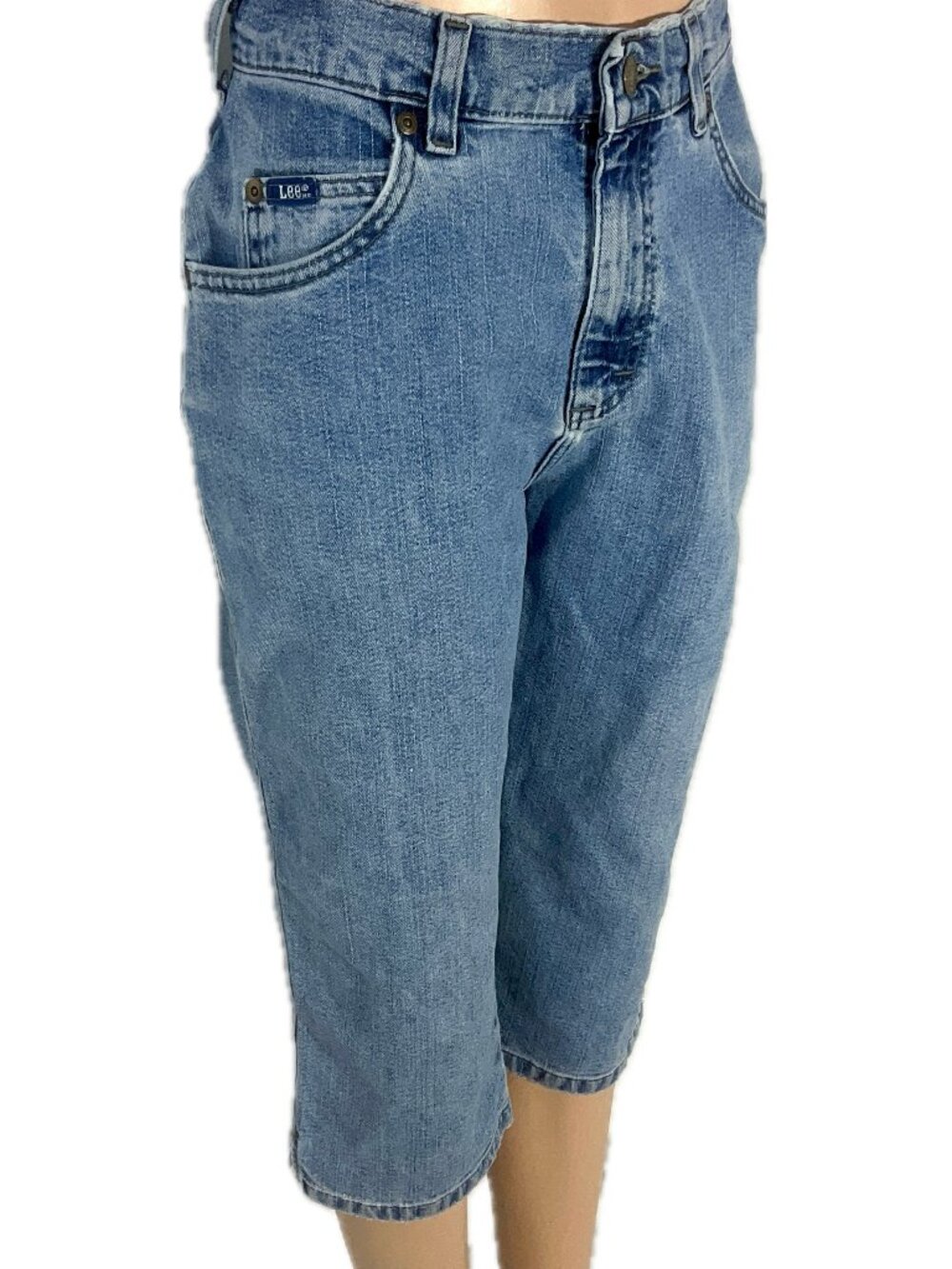 Lee Waist 28" 3/$14 Womens Cropped Denim Jeans Womens